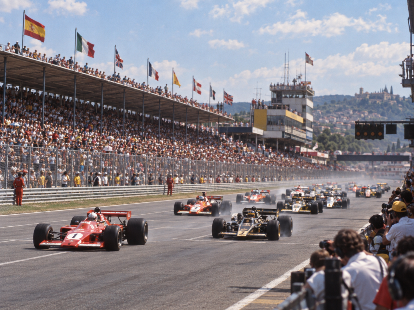 An interpretation of the starting grid at the 1981 Spanish Grand Prix